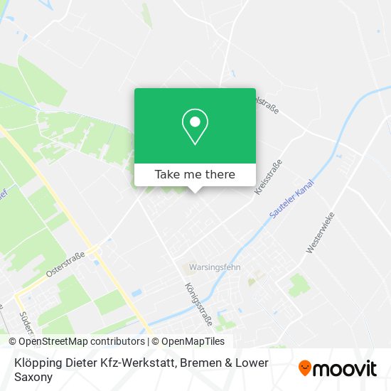 Klöpping Dieter Kfz-Werkstatt map