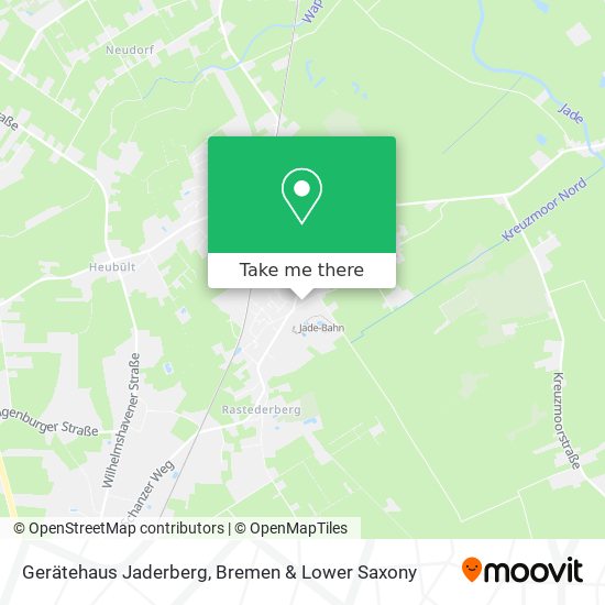 Gerätehaus Jaderberg map