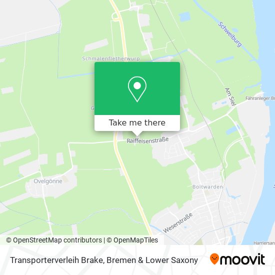 Transporterverleih Brake map