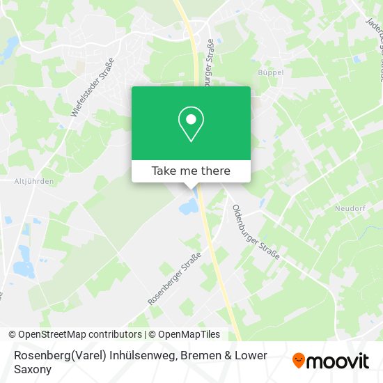Rosenberg(Varel) Inhülsenweg map
