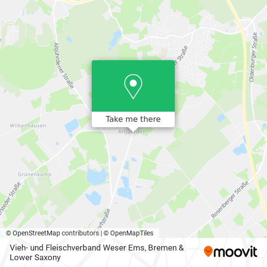 Vieh- und Fleischverband Weser Ems map