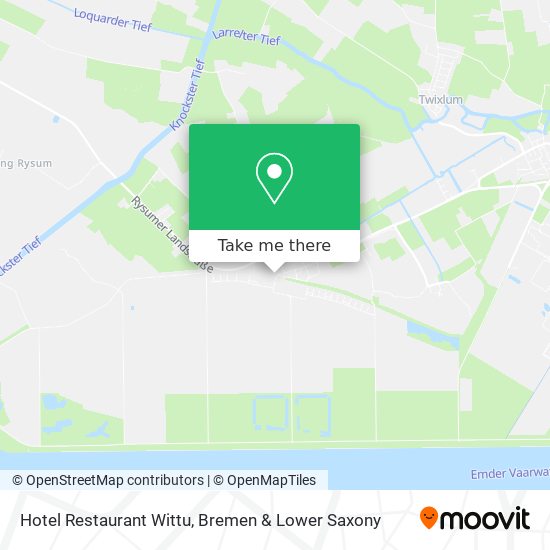 Hotel Restaurant Wittu map