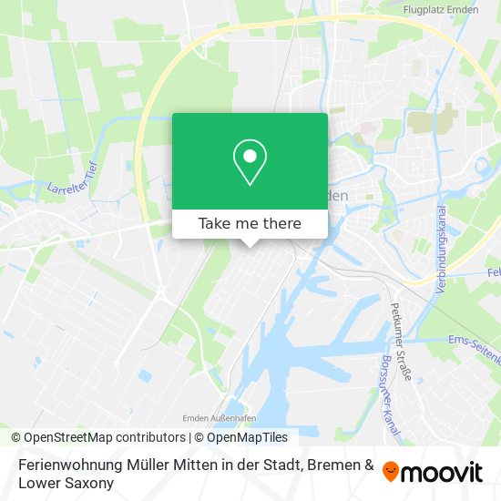 Ferienwohnung Müller Mitten in der Stadt map
