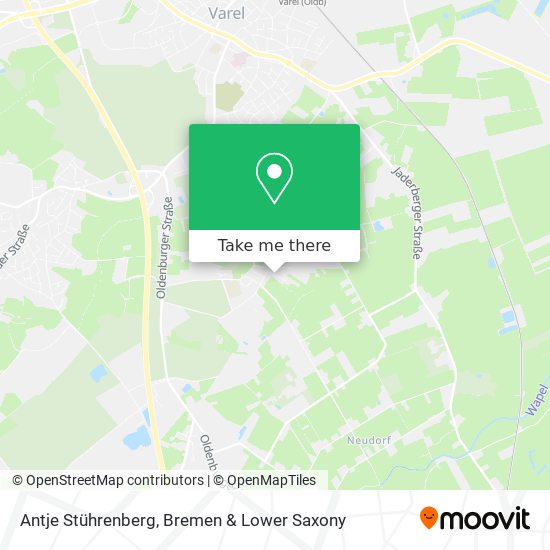 Antje Stührenberg map