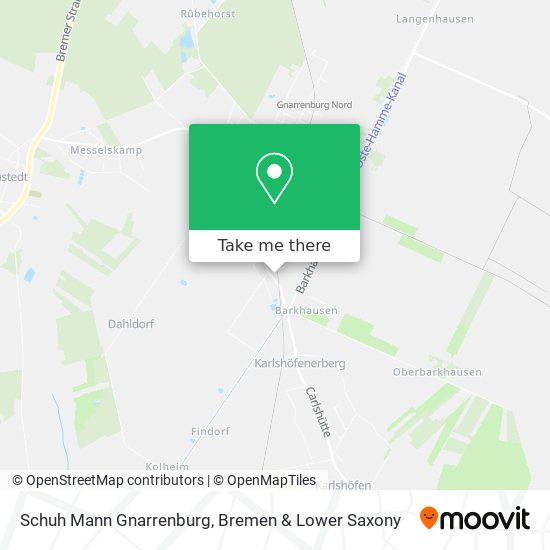 Schuh Mann Gnarrenburg map