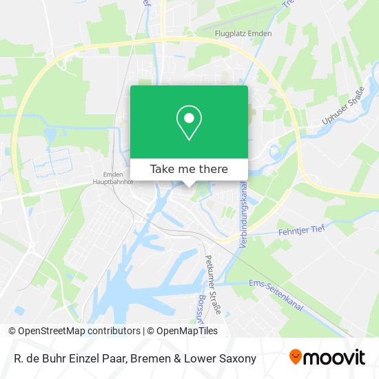 R. de Buhr Einzel Paar map