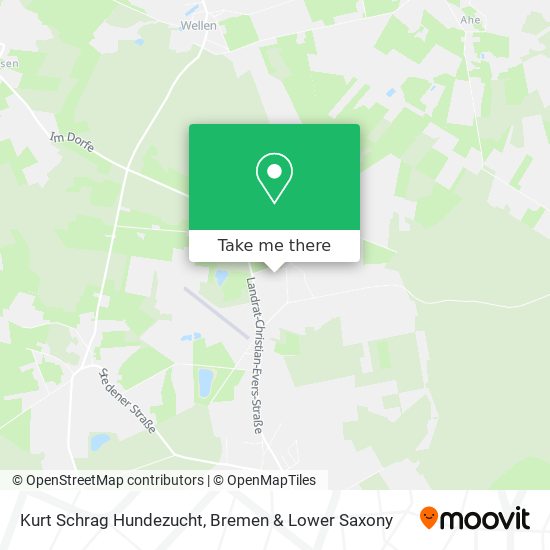 Kurt Schrag Hundezucht map