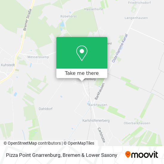 Карта Pizza Point Gnarrenburg