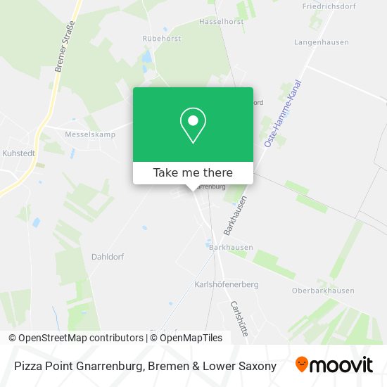 Pizza Point Gnarrenburg map