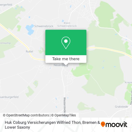 Huk Coburg Versicherungen Wilfried Thon map