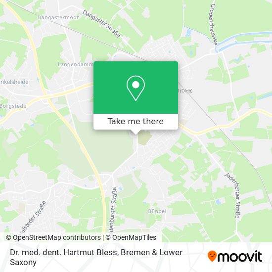 Dr. med. dent. Hartmut Bless map