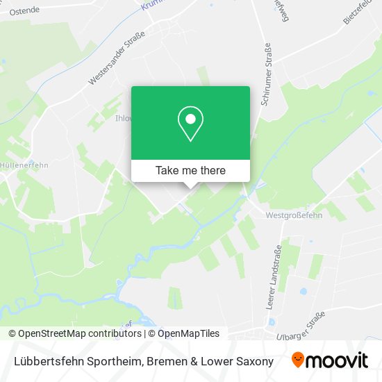 Lübbertsfehn Sportheim map
