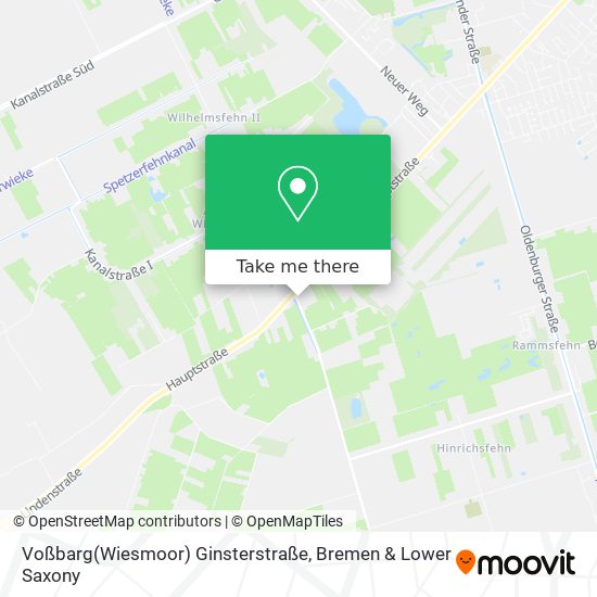 Voßbarg(Wiesmoor) Ginsterstraße map