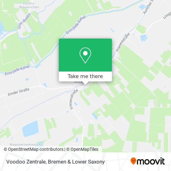 Voodoo Zentrale map