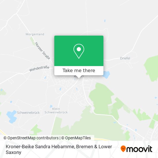 Kroner-Beike Sandra Hebamme map