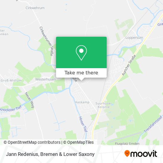 Jann Redenius map