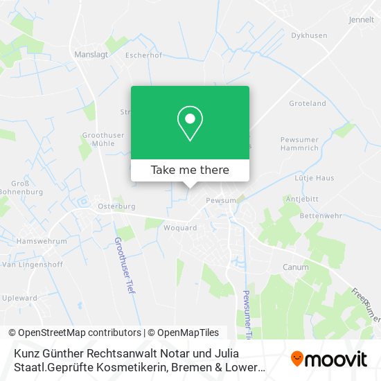 Kunz Günther Rechtsanwalt Notar und Julia Staatl.Geprüfte Kosmetikerin map