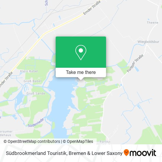 Südbrookmerland Touristik map