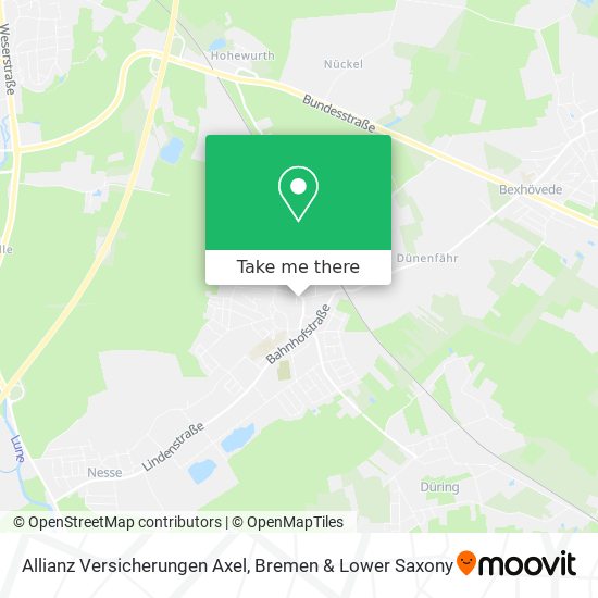 Allianz Versicherungen Axel map