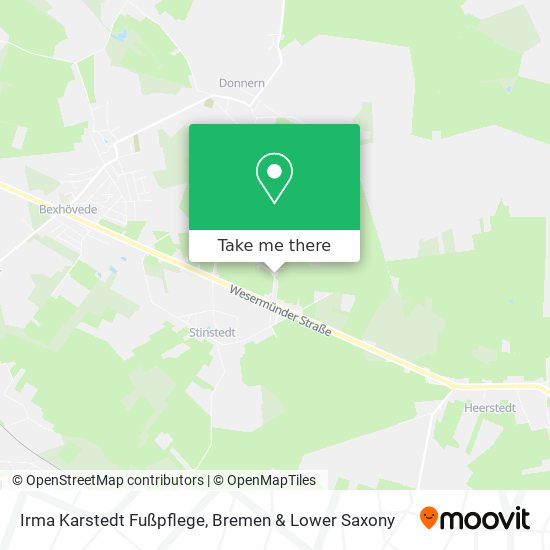 Irma Karstedt Fußpflege map