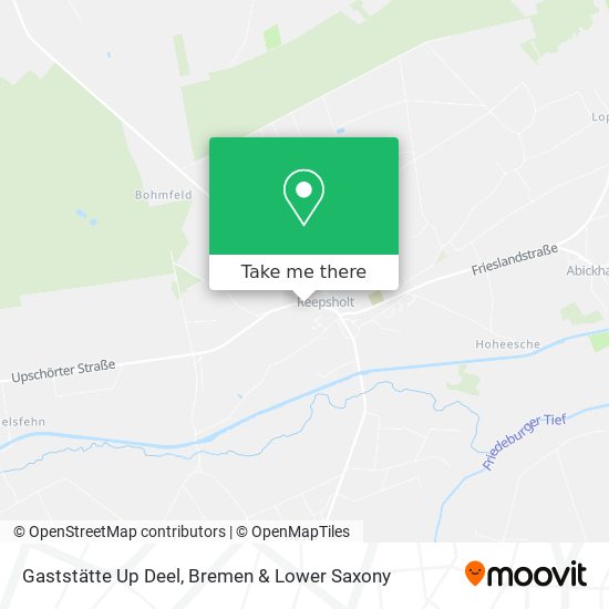 Gaststätte Up Deel map