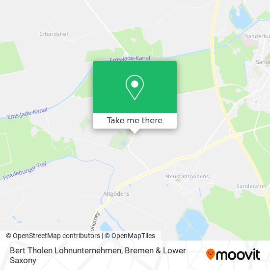 Bert Tholen Lohnunternehmen map