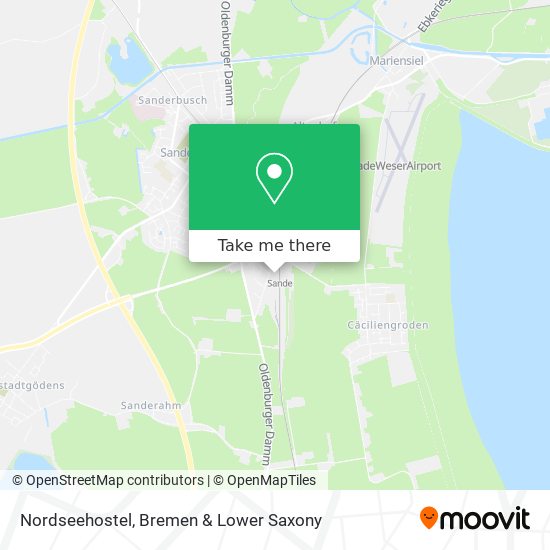 Nordseehostel map