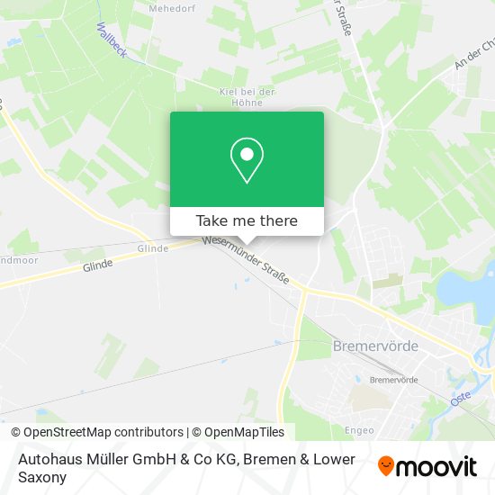 Autohaus Müller GmbH & Co KG map