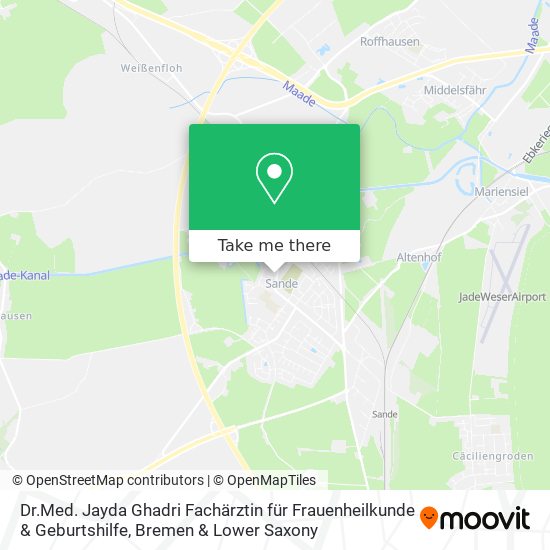 Dr.Med. Jayda Ghadri Fachärztin für Frauenheilkunde & Geburtshilfe map
