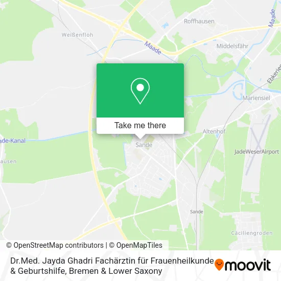 Dr.Med. Jayda Ghadri Fachärztin für Frauenheilkunde & Geburtshilfe map