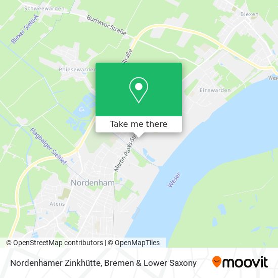 Nordenhamer Zinkhütte map
