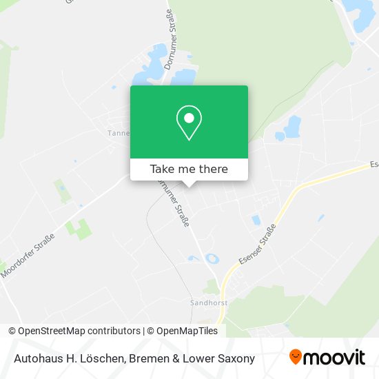 Autohaus H. Löschen map
