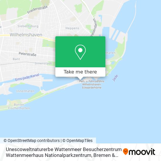Unescoweltnaturerbe Wattenmeer Besucherzentrum Wattenmeerhaus Nationalparkzentrum map