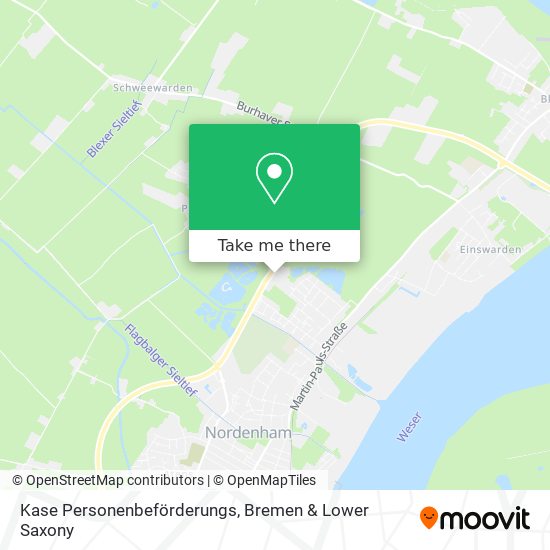 Kase Personenbeförderungs map