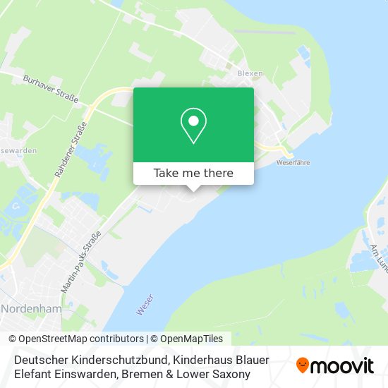 Deutscher Kinderschutzbund, Kinderhaus Blauer Elefant Einswarden map