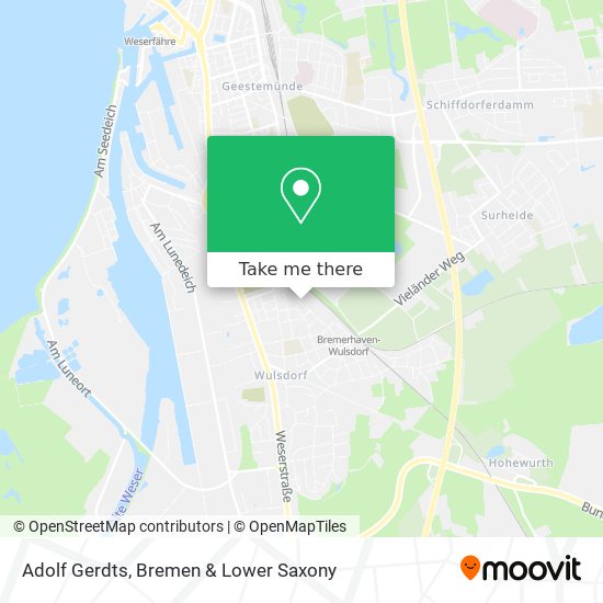 Adolf Gerdts map
