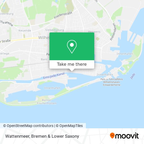 Wattenmeer map
