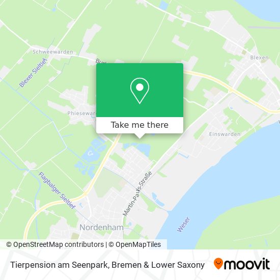 Tierpension am Seenpark map