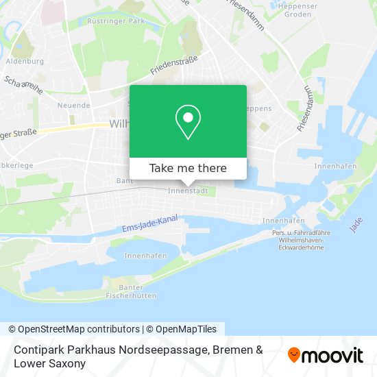 Contipark Parkhaus Nordseepassage map