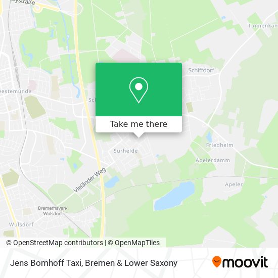 Jens Bomhoff Taxi map