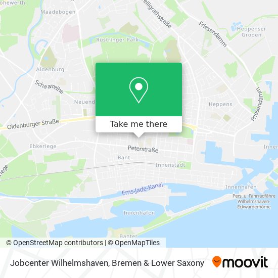 Jobcenter Wilhelmshaven map