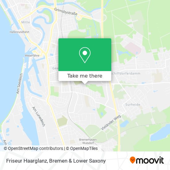 Friseur Haarglanz map