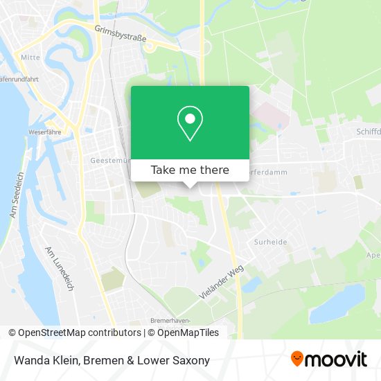 Wanda Klein map