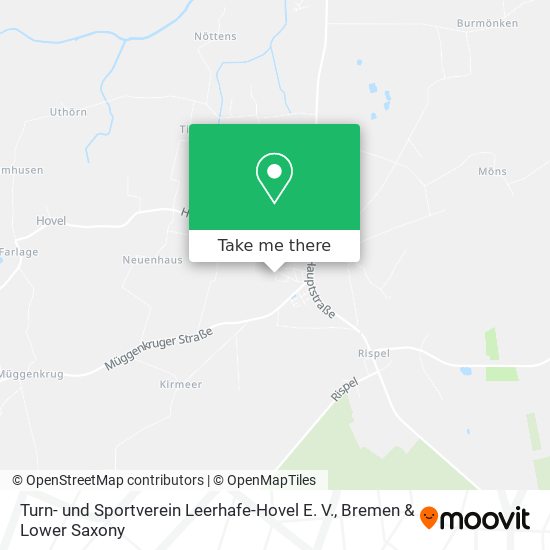 Turn- und Sportverein Leerhafe-Hovel E. V. map