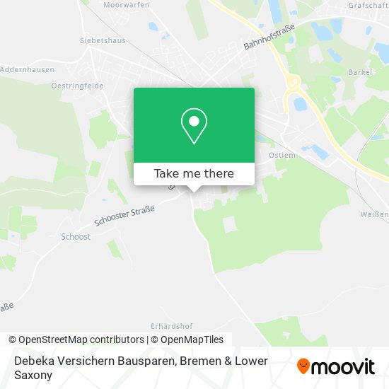 Debeka Versichern Bausparen map