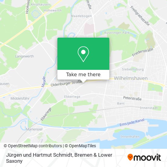 Jürgen und Hartmut Schmidt map