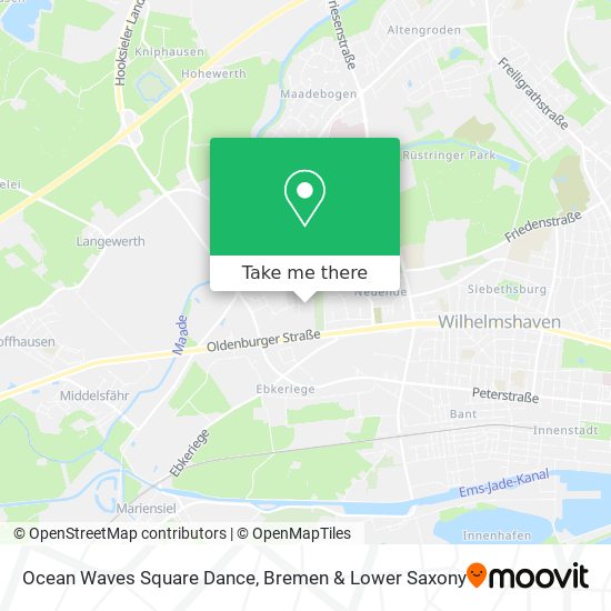 Ocean Waves Square Dance map