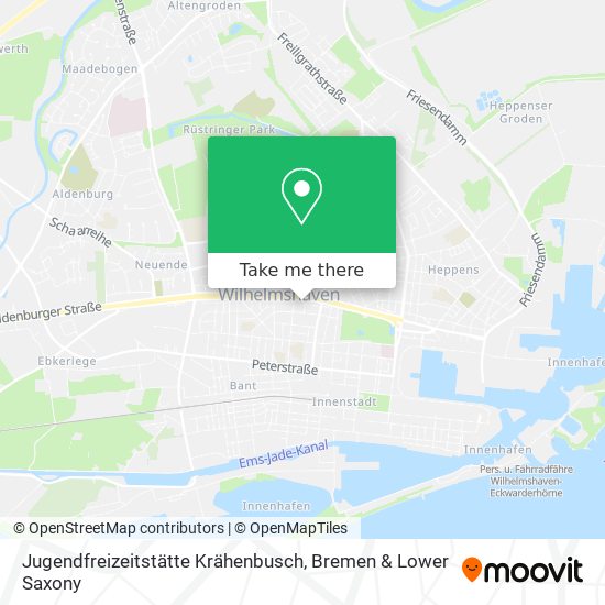 Jugendfreizeitstätte Krähenbusch map