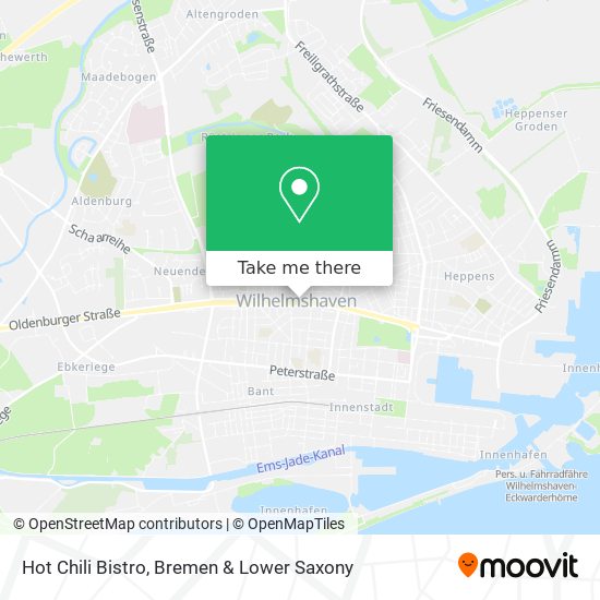 Hot Chili Bistro map
