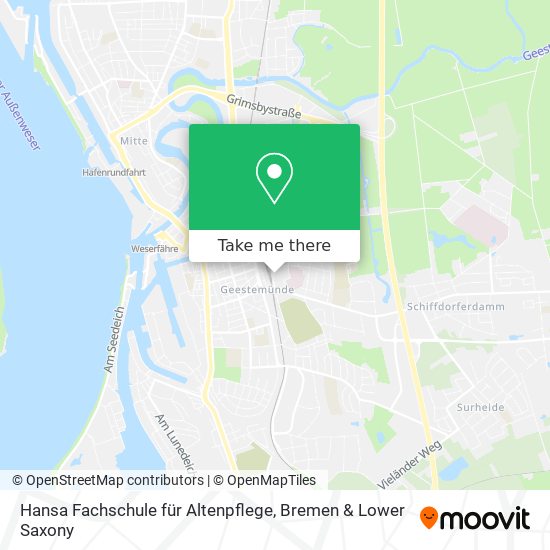 Hansa Fachschule für Altenpflege map